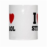 Personalized I Love Couple Name Any Text Mug White Mug Center