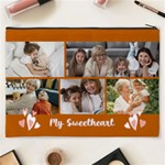 Personalized Photo Any Text Name My Sweetheart Cosmetic Bag Cosmetic Bag (XXXL) Back