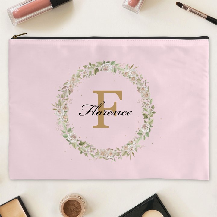 Personalized Initial Name Cosmetic Bag Cosmetic Bag (XXXL)