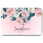 Personalized Name Any Text Floral Doormat Large Doormat 30 x20  Door Mat