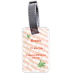 Personalized Name Breakfast Luggage Tag (two sides) Luggage Tag (two sides) Back