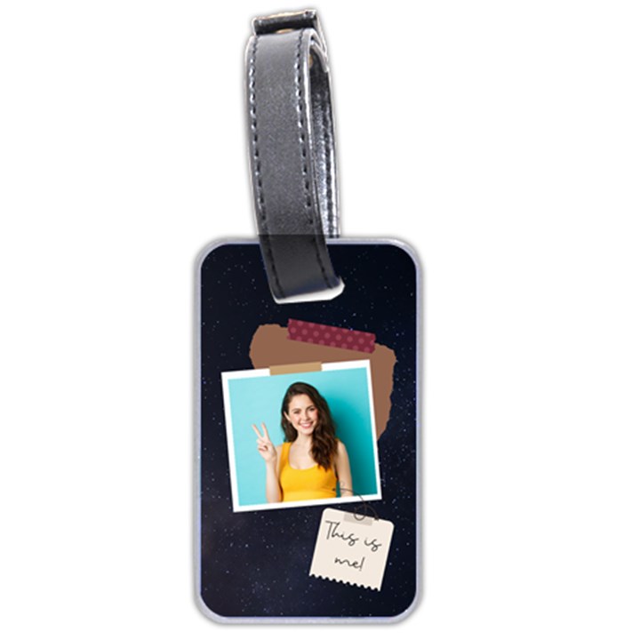 Personalized Photo Name Memo Style Luggage Tag (two sides) Luggage Tag (two sides)