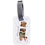 Personalized Photo Memo Style Face cut Luggage Tag (two sides) Luggage Tag (two sides) Front