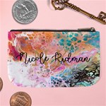Personalized Initial Name Marble Large Coin Purse Large Coin Purse Back