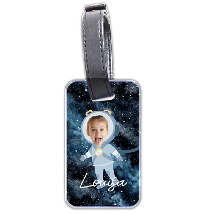 Personalized Photo Space Luggage Tag (two sides) Luggage Tag (two sides)