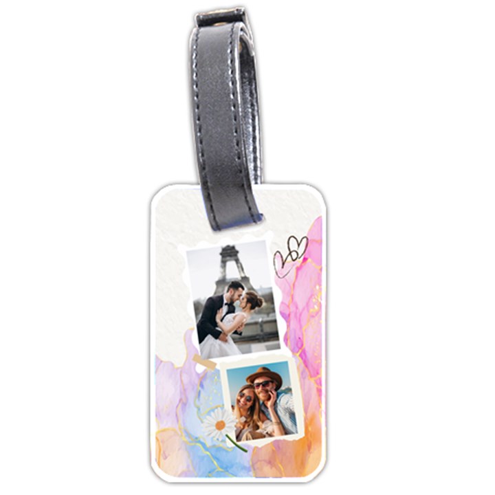 Personalized Photo Name Memo Style Luggage Tag (two sides) Luggage Tag (two sides)