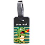 Personalized Photo Name Dinosaur Luggage Tag (two sides) Luggage Tag (two sides) Front