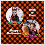 Personalized Photo Halloween Checked Pattern Canvas Canvas 20  x 20  19 x19.27  Canvas - 1