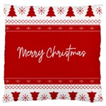 Personalized Photo Christmas Knitted Style Large Cushion Case  Large Cushion Case (Two Sides) Back