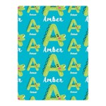 Personalized Alphabet Name Two Sides Premium Plush Fleece Blanket (Mini) 35 x27  Blanket Front