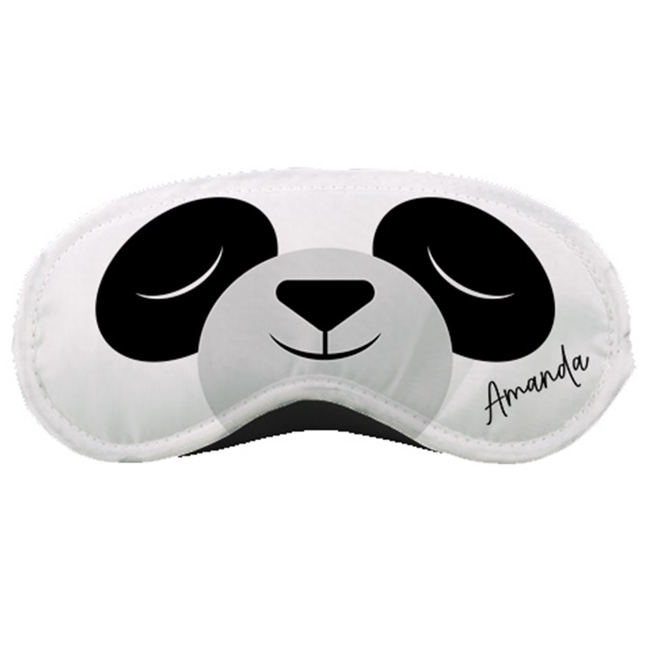 Personalized Name Any Text Panda Sleep Mask Sleep Mask