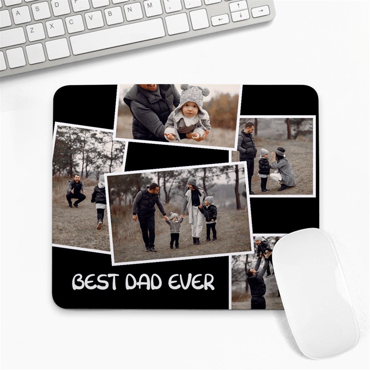 Best Dad Ever Large Mousepad