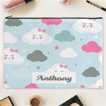 Cloud Pattern  Cosmetic Bag (XXXL) Front
