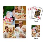 Four Photo Collage Playing Cards Single Design (Rectangle) Back
