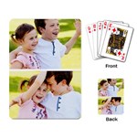 Two Photo Collage Playing Cards Single Design (Rectangle) Back