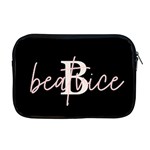 Modern Monogram Initial Apple MacBook Pro 17  Zipper Case Front