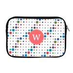 Minimalist Polka Dot Apple MacBook Pro 17  Zipper Case Front