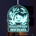Personalized Happy Halloween Name Any Text LED Acrylic Ornament LED Acrylic Ornament Front