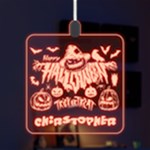 Personalized Happy Halloween Name Any Text LED Acrylic Ornament LED Acrylic Ornament Front