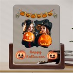 Personalized Photo Pumpkin Party Acrylic UV Print 6  Tabletop Frame Acrylic UV Print 6  Tabletop Frame (U-Shape) Front