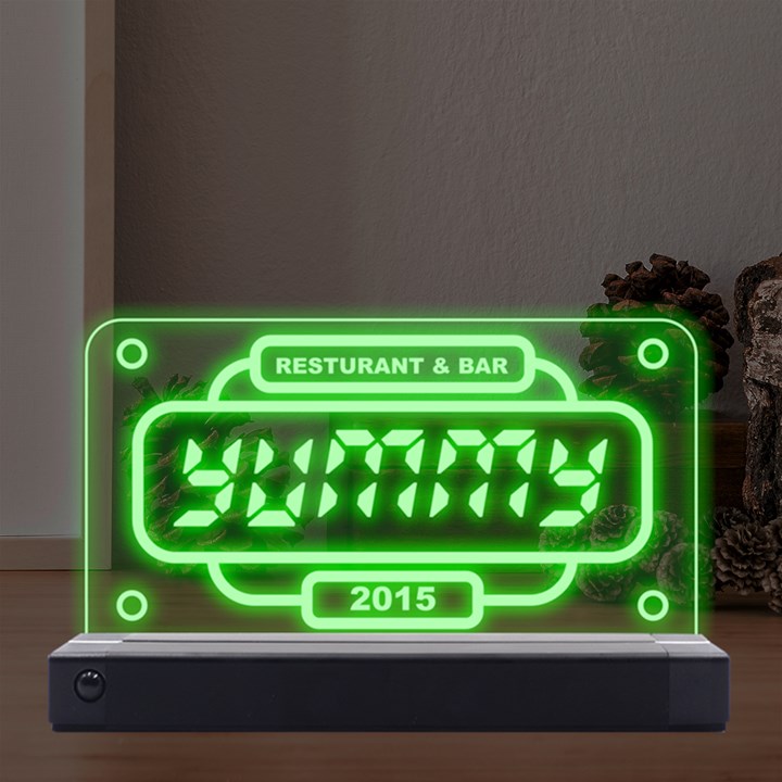 Personalized Any Text2 LED Acrylic Message Display