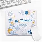 Summer Blue Personalized Name Mousepad Collage Mousepad 9.25 x7.75  Mousepad - 1