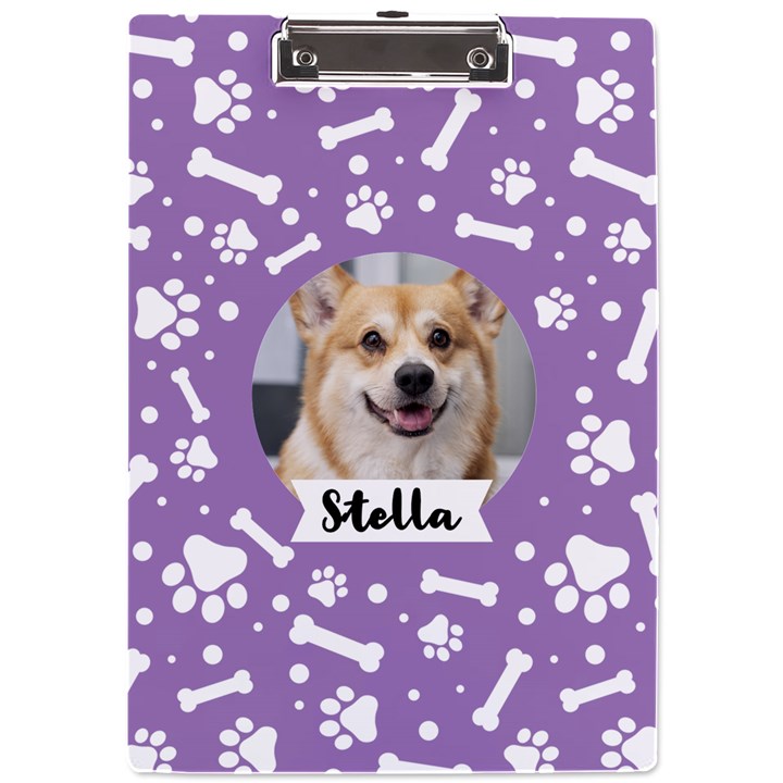 Pet Name Acrylic Clipboard A4 Acrylic Clipboard