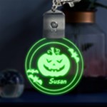 Personalized Name Halloween Multicolor LED Acrylic Ornament Front