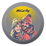 Personalized Comic Style City Lover Photo Dento Box with Mirror Front