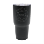 Personalized Name Any Text Christmas 30oz Thermal Travel Tumbler 30oz Thermal Travel Tumbler Front