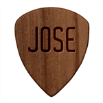 Personalized Happy Birthday Name Guitar Picks Set Square Wood Guitar Pick Holder Case And Picks Set Pick