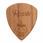 Personalized Unicorn Guitar Picks Set Guitar Shape Wood Guitar Pick Holder Case And Picks Set Pick