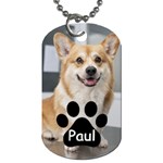 Photo Name Dog Tag Dog Tag (One Side) Front