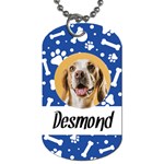 Photo Name Dog Tag Dog Tag (One Side) Front