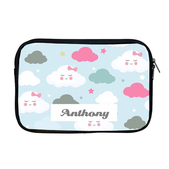 Cloud Smiley Face Apple MacBook Pro 17  Zipper Case