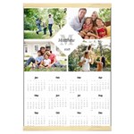 Personalized Family Calendar Canvas Yearly Calendar 16  x 22  Front - Jan 2025
