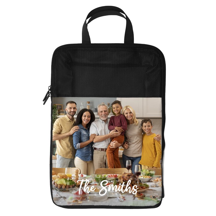 Personalized Name Any Text Photo Foldable Shoe Storage Bag Foldable Shoe Storage Bag