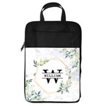 Personalized Initial Name Floral Foldable Shoe Storage Bag Foldable Shoe Storage Bag Front