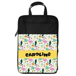 Personalized Name Any Text Flamingo Foldable Shoe Storage Bag Foldable Shoe Storage Bag Front