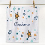 Personalized Name Any Text Star Face Towel Face Towel Front