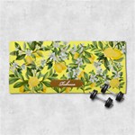 Custom Lemon Summer Vibes Name Any Text 29 X13  Super Absorbent Gym Sports Towel Front