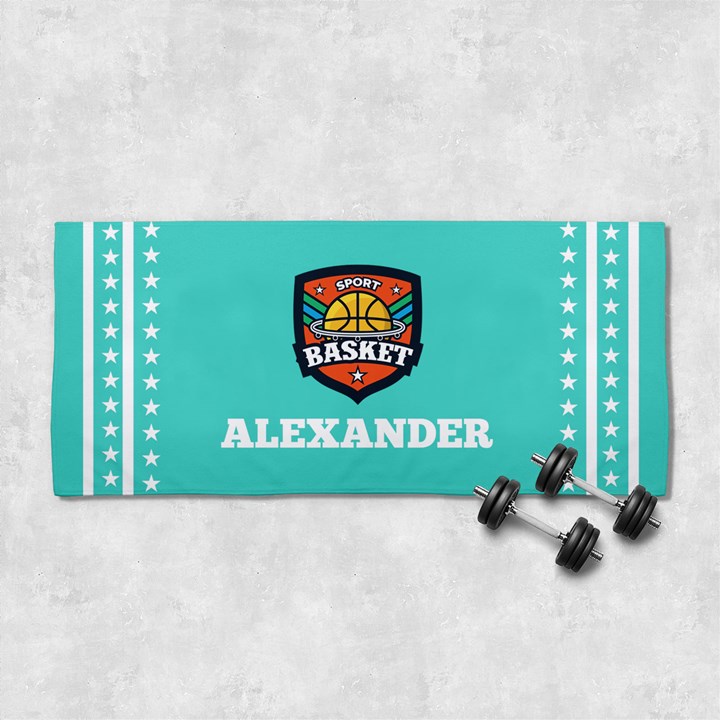 Custom Sport Name Any Text 29 X13  Super Absorbent Gym Sports Towel
